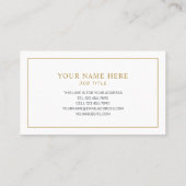 Feminine Professional-visitekaartje Visitekaartje (Achterkant)