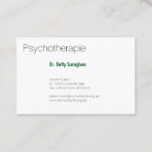 feminine psychologists visitekaartje (Voorkant)