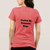 Feminine Rage T-Shirt (Achterkant)