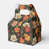 Feminine Rose Floral Birthday Celebration Bedankdoosjes (Achterkant)