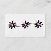 Feminine Roze Visitekaartjes (Achterkant)