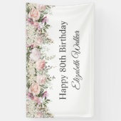 Feminine Rozen Floral Spandoek (Verticaal)