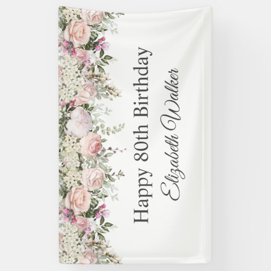 Feminine Rozen Floral Spandoek (Verticaal)