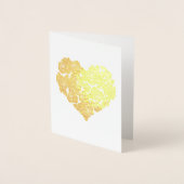 Feminine Rozen Hart Cluster Valentijnsdag Kaart (Voorkant)