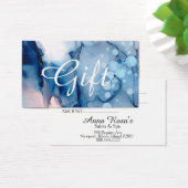 *~* Feminine Salon & Spa Chic Abstract Artistic Visitekaartje (Bureau)