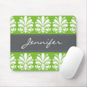 Feminine Shell Flourish Damask gepersonaliseerd Muismat (Met muis)