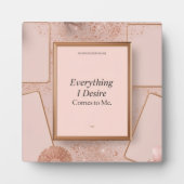 Feminine soft-life inspired vision board fotoplaat (Voorkant)