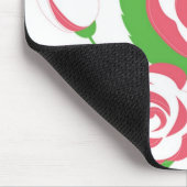 Feminine Soft Roos Mousepad Muismat (Hoek)