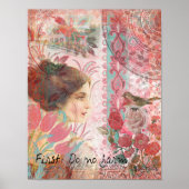 Feminine Soft Sweet Collage - First Do No Harm Poster (Voorkant)