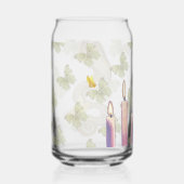 Feminine Spring Glass – Soft Pastel Blikvorm Glas (Achterkant)