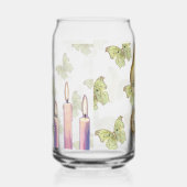 Feminine Spring Glass – Soft Pastel Blikvorm Glas (Rechts)