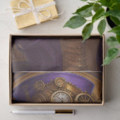 Feminine steampunk woman tissue paper Decoupage Tissuepapier (Geschenk)