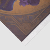 Feminine steampunk woman tissue paper Decoupage Tissuepapier (Detail)