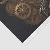 Feminine steampunk woman v11 tissue paper Decoupag Tissuepapier (Detail)