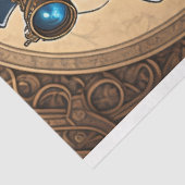 Feminine steampunk woman v13 tissue paper Decoupag Tissuepapier (Detail)