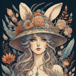 Feminine steampunk woman v22 tissue paper Decoupag Tissuepapier