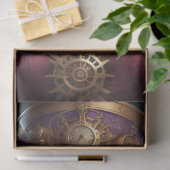 Feminine steampunk woman v3 tissue paper Decoupage Tissuepapier (Geschenk)