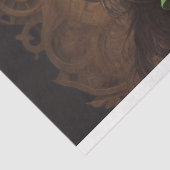 Feminine steampunk woman v8 tissue paper Decoupage Tissuepapier (Detail)