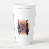 Feminine Surrealism in Warm Tones Latte Mok (Voorkant)