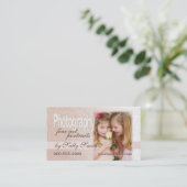 Feminine Swirls Visitekaartje (Staand voorkant)