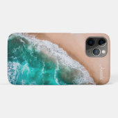 Feminine Tropical Beach Background Case-Mate iPhone Case (Achterkant (horizontaal))