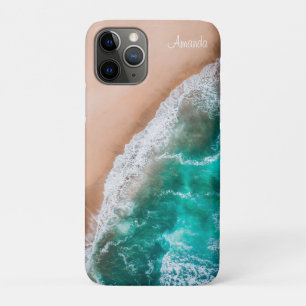 Feminine Tropical Beach Background Case-Mate iPhone Case