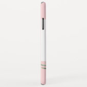 Feminine Tropical Flamingo met Monogram Case-Mate iPhone Case (Achterkant/rechts)