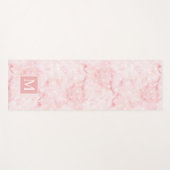 Feminine Waterverf Roos Goud en sterren Monogram Yogamat (Voorkant (horizontaal))