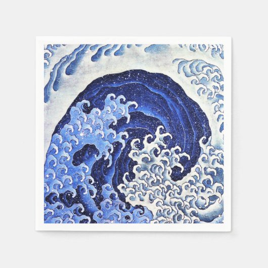 Feminine Wave door Hokusai Servet (Voorkant)