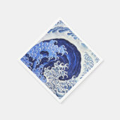 Feminine Wave door Hokusai Servet (Hoek)