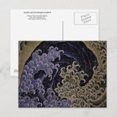 Feminine Wave, Hokusai, Japanse Kunstkunst Briefkaart (Voorkant / Achterkant)