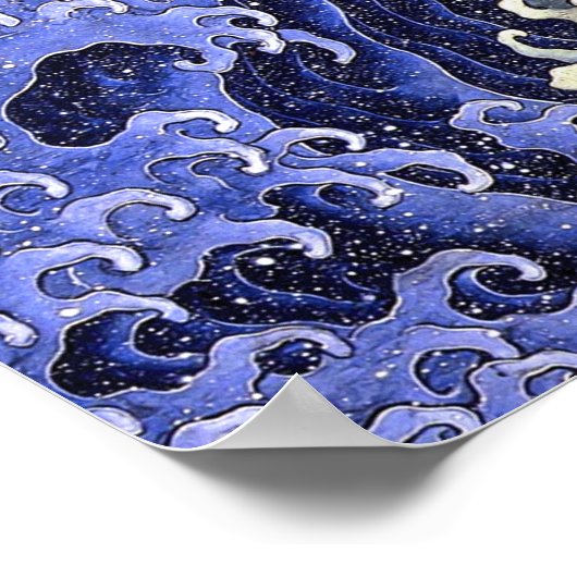 Feminine Wave | Hokusai | Poster (Hoek)