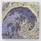 Feminine Wave | Hokusai | Stenen Onderzetter (Voorkant)