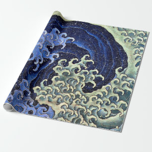 Feminine Wave Japanse Vintage Katsushika Hokusai Cadeaupapier
