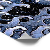 Feminine Wave Katsushika Hokusai 1845 Poster (Hoek)