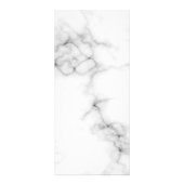 Feminine, zwart-wit, marmer Pricing & Service Reclamekaart (Achterkant)