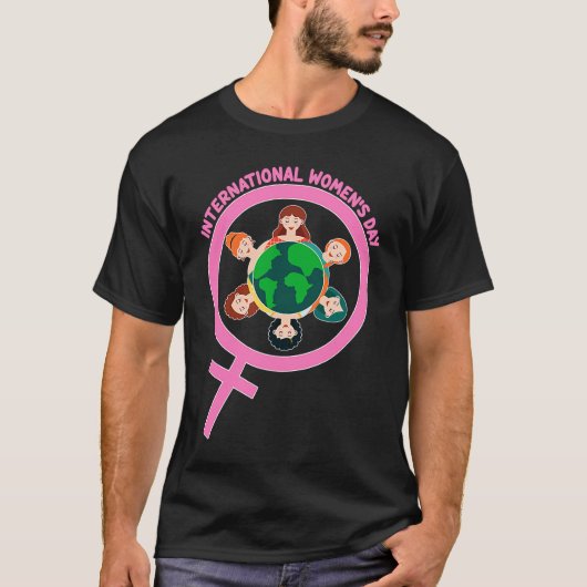 Feminism and Gender Equality International Women's T-shirt (Voorkant)