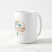 Feminism Is For Everyone – Inclusive Empowerment  Koffiemok (Voorkant rechts)