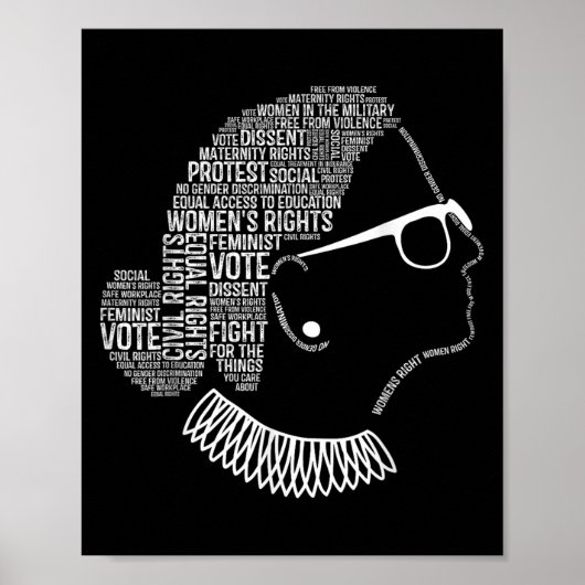 Feminism Quotes Feminist Womens Rights  Poster (Voorkant)