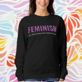 Feminism Statement Sweatshirt – Gezellig met een o