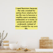 Feminisme 101 - Posters en offertes - Kunst - Gesc (Keuken)