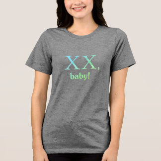 Feminisme 2.0 donker Tri-Blend shirt