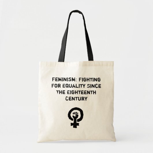 Feminisme: Bestrijding voor gelijkheidszak Tote Bag (Voorkant)