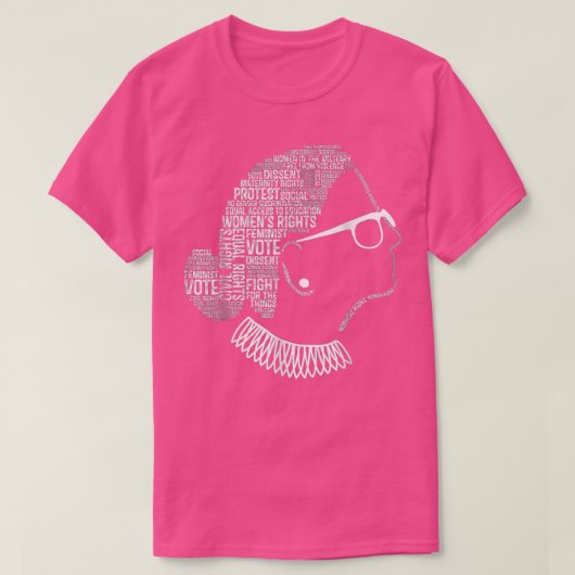 Feminisme citeert feministische cadeaus vrouwenrec t-shirt (Design voorkant)