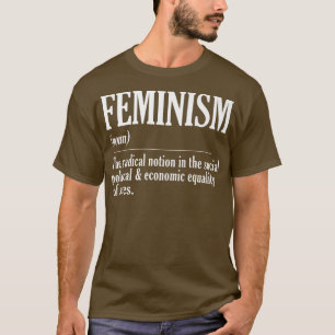 feminisme de radicale notie sterend vrouwelijke fe t-shirt
