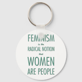 feminisme: de radicale opvatting dat vrouwen mense sleutelhanger