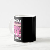 feminisme de radicale opvatting dat vrouwen mensen koffiemok (Voorkant links)