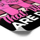 feminisme de radicale opvatting dat vrouwen mensen poster (Hoek)