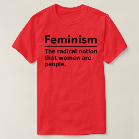 Feminisme Definitie 1101 T-shirt (Design voorkant)