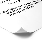 feminisme definitie horizontaal poster (Hoek)